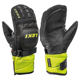 Лижні рукавички Leki Worldcup Race Coach Flex S GTX Junior Mitt чорний/жовтий