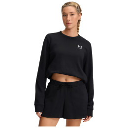 Жіноча толстовка Under Armour Rival Terry Crew чорний Black / / White