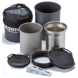 Sada nádobí Soto Thermostack + Cook Set Combo černá