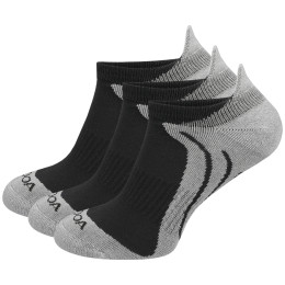 Шкарпетки MOOA Bamboo Active Low 3-pack сірий Grey/Grey