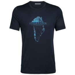Чоловіча футболка Icebreaker SS Crewe Greenland Crest