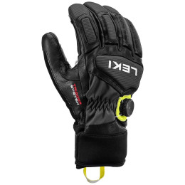 Лижні рукавички Leki Griffin Tune 3D Boa чорний black-graphite-ice lemon
