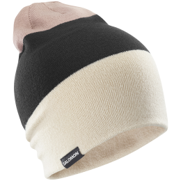 Шапка Salomon Flatspin Reversible чорний/білий DEEP BLACK / WHISPER WHITE / ETHEREA