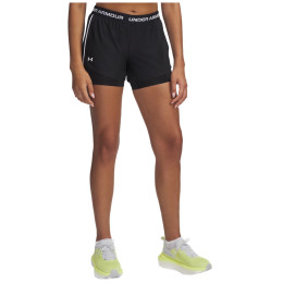 Жіночі шорти Under Armour Tech Play Up 2in1 Shorts чорний
