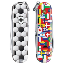 Кишеньковий ніж Victorinox Classic LE World Of Soccer чорний/білий World Of Soccer