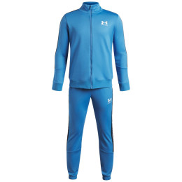 Спортивний костюм Under Armour UA B Icon Knit Tracksuit Aegean Blue синій Aegean Blue / / White