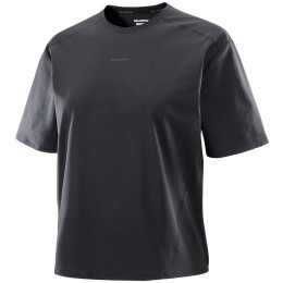 Жіноча футболка Salomon Trackline SS Tee чорний Deep Black