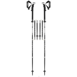 Трекінгові палиці Leki Micro Vario Carbon Strong чорний BlackLightanthraciteWhite