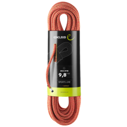 Альпіністська мотузка Edelrid Boa Gym 9,8mm 35 m червоний/зелений 940 red-green