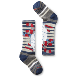 Дитячі шкарпетки Smartwool Kids' Wintersport Full Cushion Yeti OTC синій/червоний ALPINE BLUE