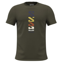 Чоловіча футболка Salomon Outlife Graphic Retro Type зелений