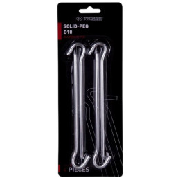 Набір кілочків Trimm kolík SOLID-PEG - D18 - sada 4 ks срібний silver