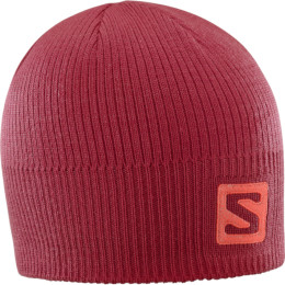 Шапка Salomon Logo Beanie червоний BikingRed