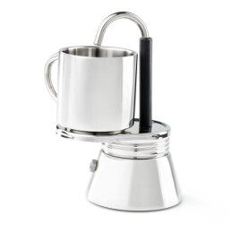 Кавоварка GSI Outdoors Mini-Espresso Set 1 Cup срібний