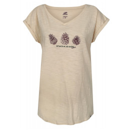 Жіноча футболка Hannah Marme бежевий