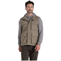 Чоловіча жилетка Craghoppers NosiLife Adventure Gilet IV коричневий Pebble