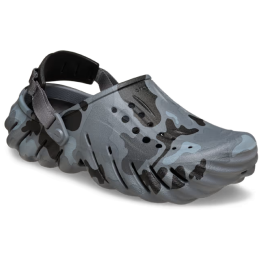 Шльопанці Crocs Echo Duck Camo Clog сірий/чорний Charcoal/Black