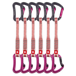 Набір відтяжок Ocún Raven Qd Zoom 20 Cm 6-Pack рожевий Pink