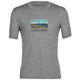 Чоловіча футболка Icebreaker Men Tech Lite II SS Tee Trailhead сірий