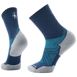 Шкарпетки Smartwool Run Targeted Cushion Mid Crew Socks синій/сірий DEEP NAVY