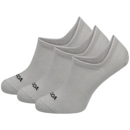 Шкарпетки MOOA Essential Invisible 3-pack сірий grey