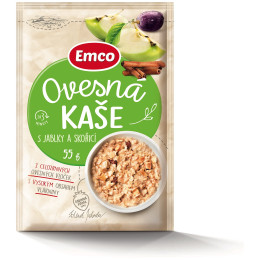 Каша Emco Вівсяна каша з яблуками та корицею, 55 г