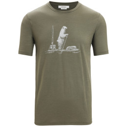Чоловіча функціональна футболка Icebreaker Men Tech Lite II SS Tee Polar Paddle