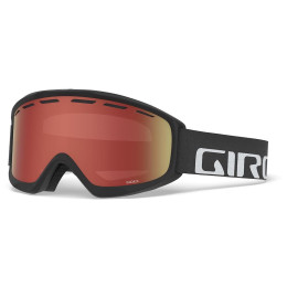 Лижна маска Giro Index 2.0 Black Wordmark Amber Scarlet