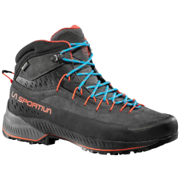 Чоловічі туристичні черевики La Sportiva TX4 Evo Mid Gtx сірий Carbon/Cherry Tomato