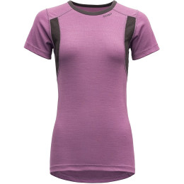 Dámské triko Devold Hiking Woman T-shirt fialová IRIS/FIGS