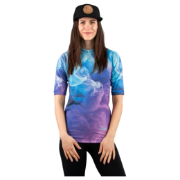 Жіноча функціональна футболка Drexiss All Mist Violet Merino Active синій/фіолетовий