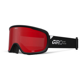 Лижна маска Giro Roam Black Stacked-Amber Scarlet/Yellow (2skla) чорний Black Stacked-Amber Scarlet/Yellow