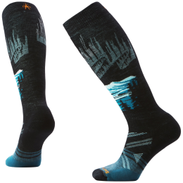 Гірськолижні шкарпетки Smartwool W Ski Full Cushion Alpine Auroras чорний/синій BLACK