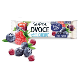 Батончик Emco Super фрукт лісові ягоди, 30 г