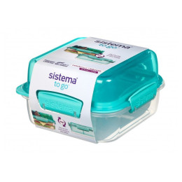 Ланч-бокс Sistema Lunch Stack To Go Square 1,24l