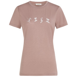 Жіноча футболка Icebreaker Women Merino 150 Tech Lite SS Tee Snow Day рожевий Summit