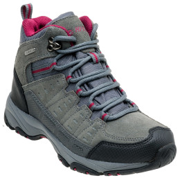 Dámská obuv Hi-Tec Lasado Mid WP Wo´s šedá DARK GREY/BLACK/DARK FUCHSIA