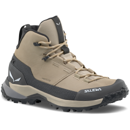 Жіночі туристичні черевики Salewa Puez Leather Mid Ptx W світло-коричневий Quicksand/Onyx