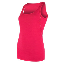 Dámské funkční tílko Sensor Merino Air růžová magenta