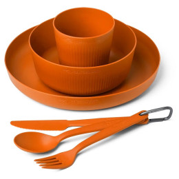 Набір кухонний Sea to Summit Camp Dinnerware Set - 6 pcs помаранчевий Burnt Orange