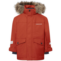 Дитяча зимова куртка Didriksons Bjärven Kids Parka 5 Rust помаранчевий Rust