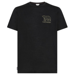 Чоловіча функціональна футболка Icebreaker M 150 Tech Lite SS Tee Forest Footsc чорний Black