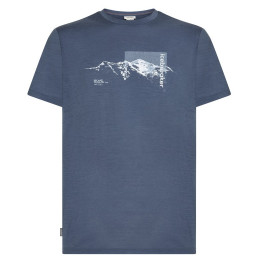 Чоловіча функціональна футболка Icebreaker Men M 150 Tech Lite SS Tee Pure Altitude сірий/синій Dawn