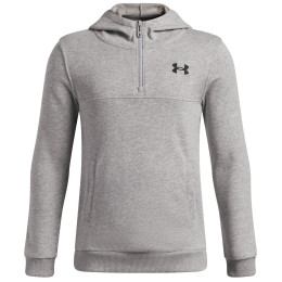 Дитяча толстовка Under Armour RIVAL LW 1/4 ZIP HOODIE Gray сірий Gray