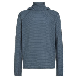 Чоловіча толстовка Icebreaker Men Mer 400 RealFleece Grid Pulover Hood синій/сірий Abyss