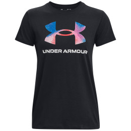 Жіноча футболка Under Armour W SPORTSTYLE LOGO SS чорний/білий Black / / White