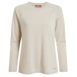 Жіноча футболка Craghoppers NosiLife Nour LS T-Shirt бежевий Oyster Marl