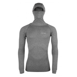 Чоловіча функціональна футболка Kilpi Ніндзя з довгим рукавом сірий Dgy