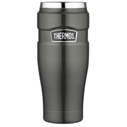 Vodotěsný termohrnek Thermos Style 470 ml šedá Metalicky šedá