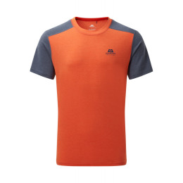 Чоловіча футболка Mountain Equipment Headpoint Block Tee помаранчевий MePumpkin/Medieval